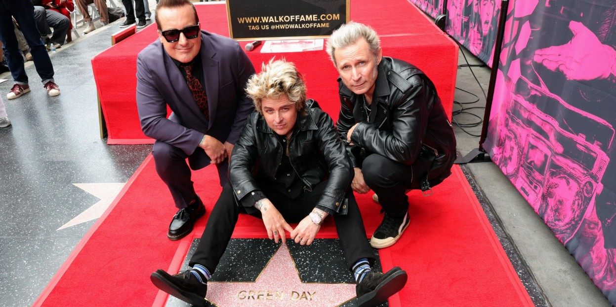 Green Day ganha estrela na Calçada da Fama em Hollywood