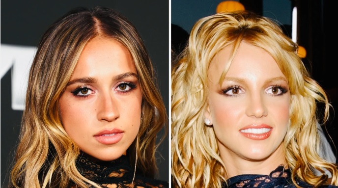 Tate McRae considera comparações com Britney Spears 'lisonjeiras e assustadoras'