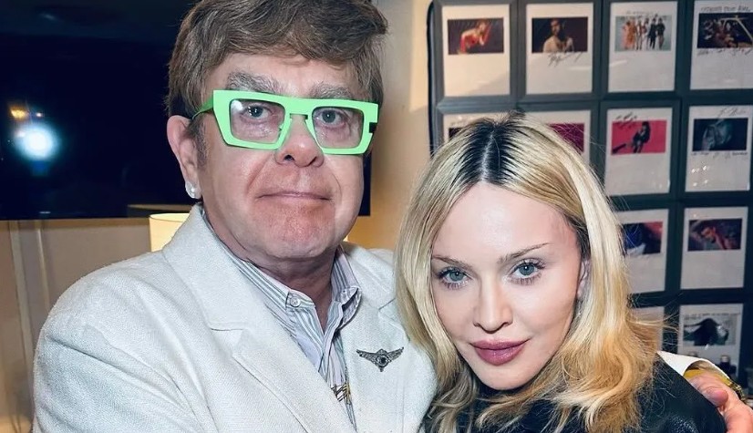 Madonna e Elton John fazem as pazes após anos brigados